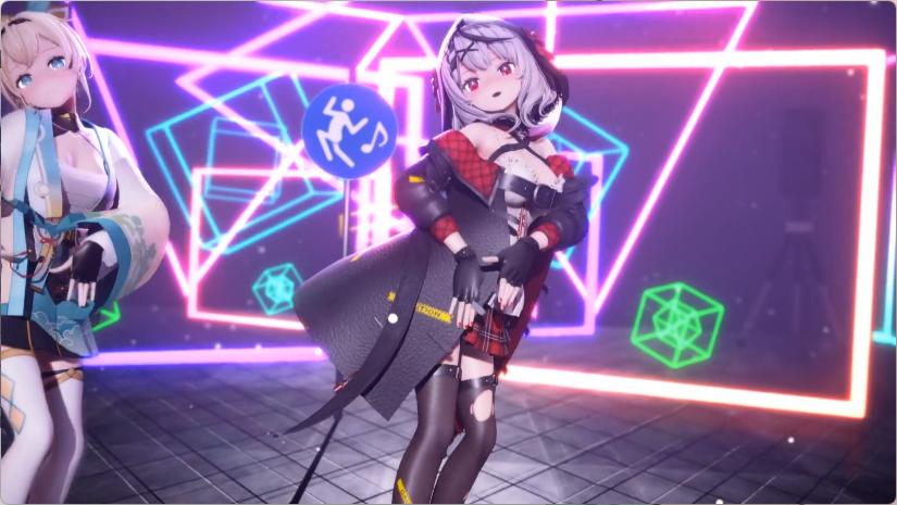 [VT同人/3D/MMD/精致建模/新作/舞蹈/丝袜][Amano]风真伊吕波+沙花叉克萝伊[410MB/百度/迅雷/UC]