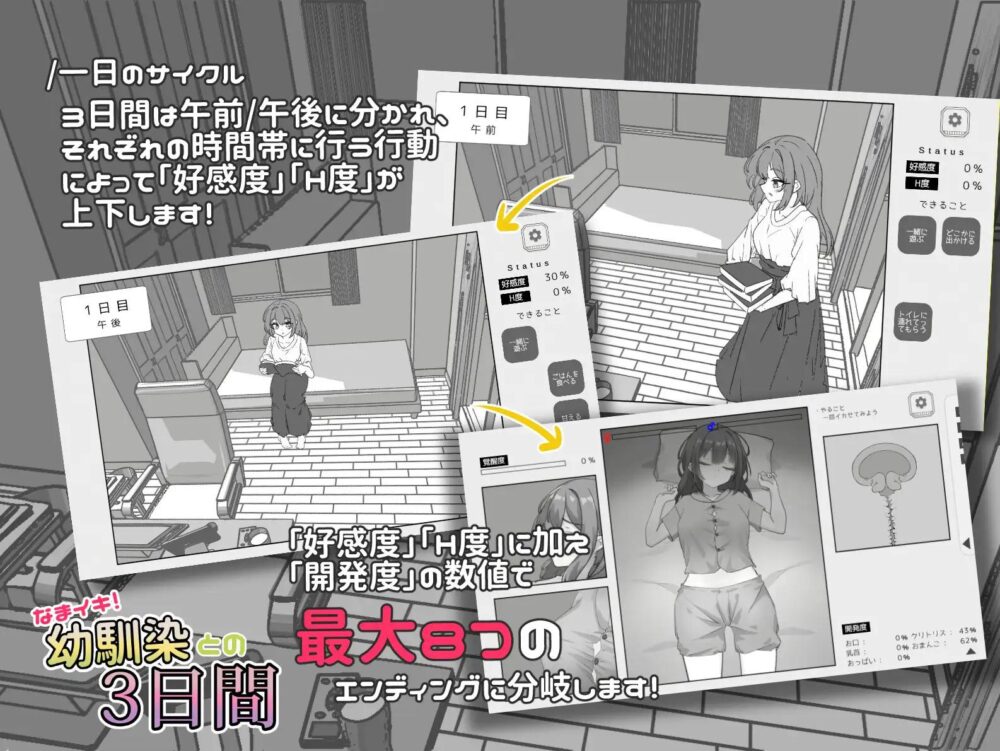 [双端/2D/SLG/精品/中文/动态]与温柔可爱的大姐姐一起的秘密三天 ゆるふわお姉ちゃんと秘密の3日間  v1.0[PC147MB+安卓190MB/百度/迅雷/UC]