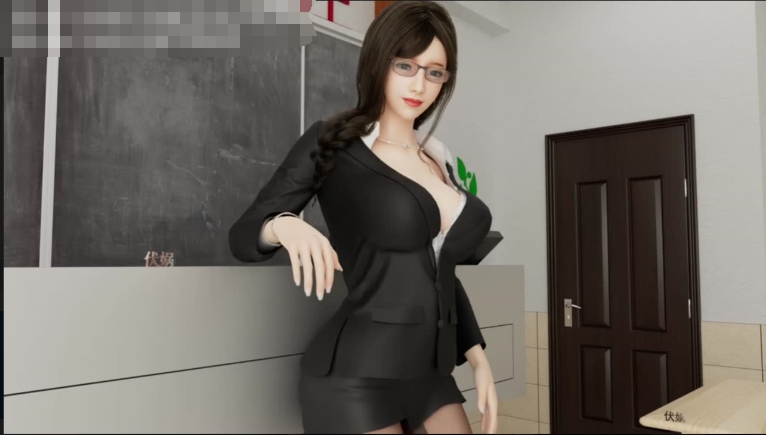 【夸克网盘】【3D动漫】【CG119-1】黑丝女教师伏娲趴着张嘴吞鸡巴，屁股撅高让人从后面操【1.14G】