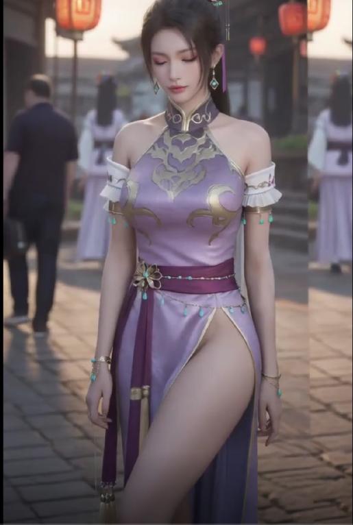 AI动画  貂蝉